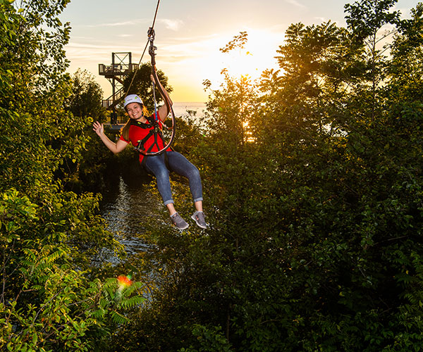 Ziplining Lake Erie Ziplining Lake Erie