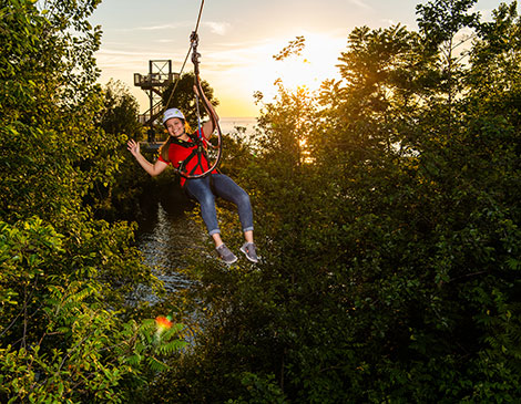 Ziplining Lake Erie Ziplining Lake Erie