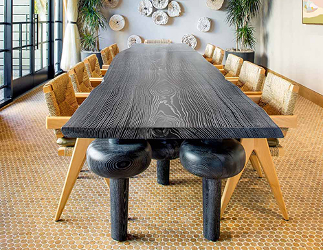 Valle Private Dining Room Table, Courtesy Rustbelt