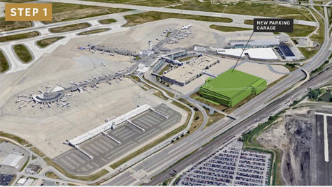 Step 1A of improvements to Cleveland Hopkins International Airport