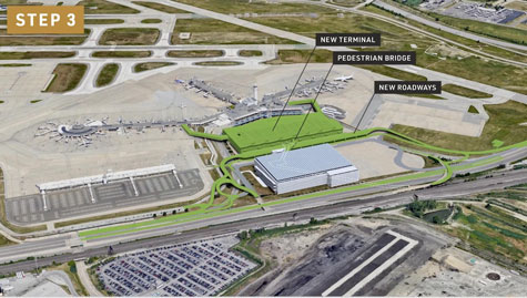 Step 3 of improvements to Cleveland Hopkins International Airport