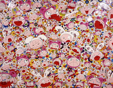 Takashi Murakami, Stepping on the Tail of a Rainbow, Cleveland, Ohio, 2025