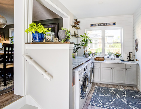 Upstairs Laundry Room, Mark Most
