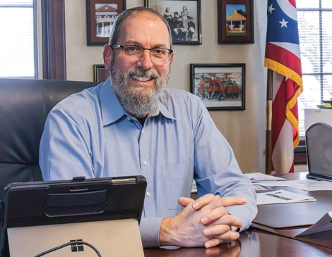 470x365-Article-5 Mayfield Heights Mayor Anthony DiCicco at his desk