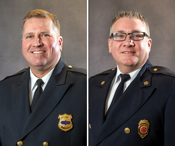 Mayfield Heights Police and Fire Chiefs