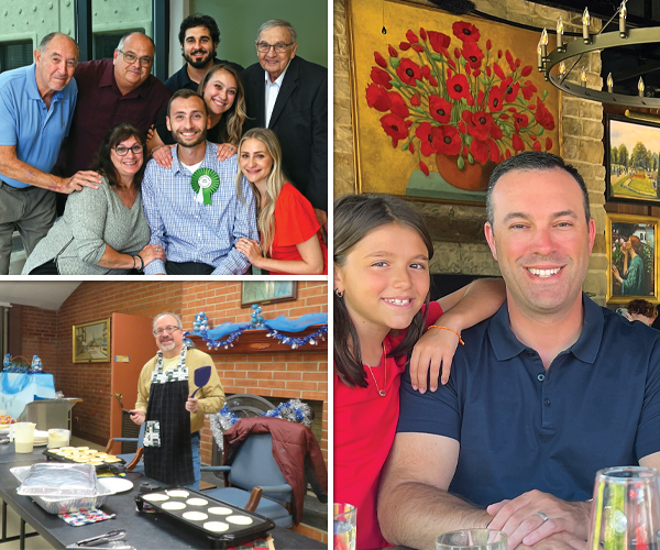 Mayfield Heights residents the Teller Family, Joe Brunello and Howard Berlas