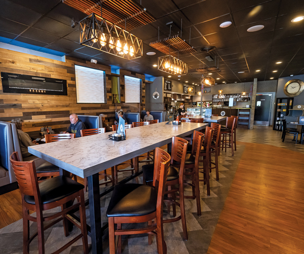 Interior shot of Sips and Such in Middleburg Heights, Ohio