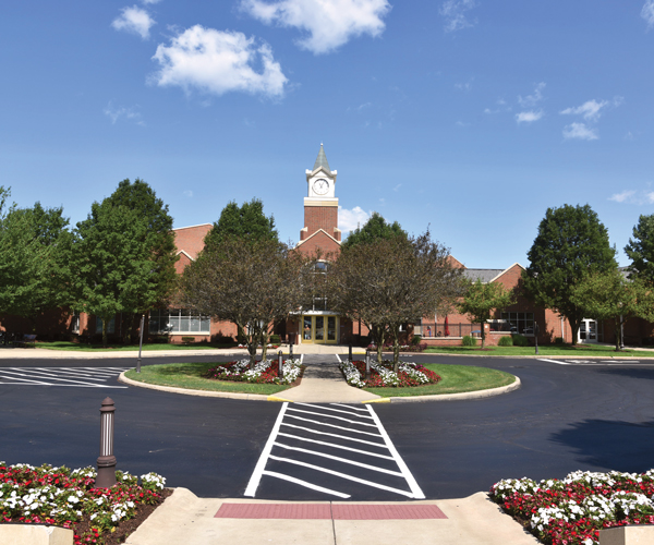 the outside of the Middleburg Heights Community Center