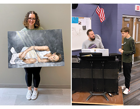 start-students-article Two students from North Olmsted High School