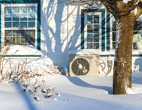 Cleveland home in the winter