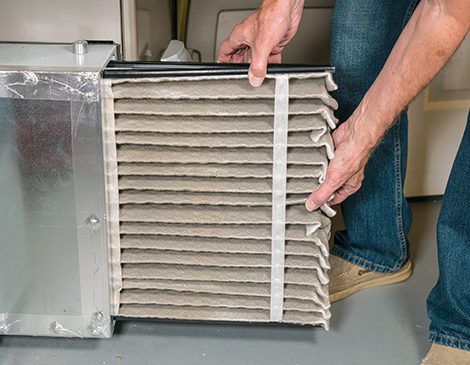 HVAC filter for cleveland home winterization