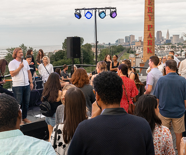 Golden Hour_Greyt Culture_what is the best happy hour event in northeast cleveland Ohio_summer nights_rooftop view_cocktails_performances