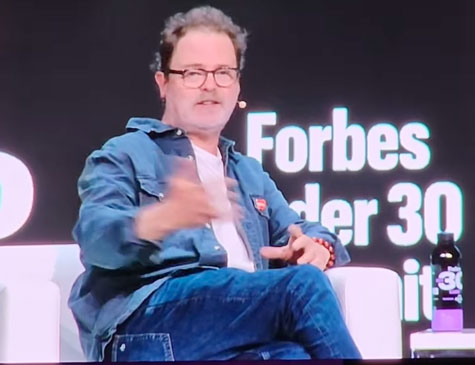 Rainn Wilson at Forbes Under 30 Summit in Cleveland, Ohio