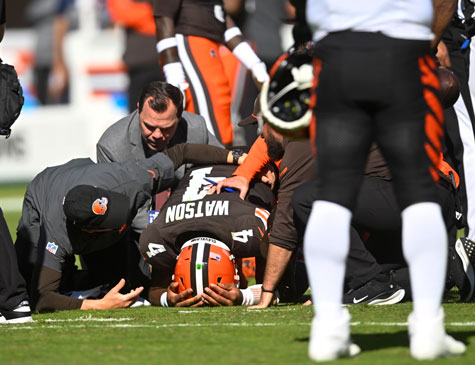 Deshaun Watson injures achilles in game against the Cincinnati Bengals Deshaun Watson 2024 injury