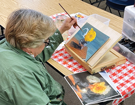 art-for-everyone-article Seniors enjoying art classes at the Rocky River Senior Center