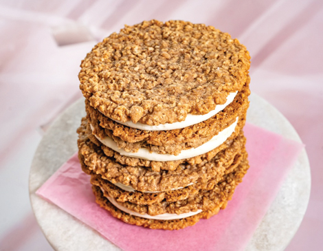 Oatmeal Cream Pie sandwich cookies from Kelsey Elizabeth in Rocky River