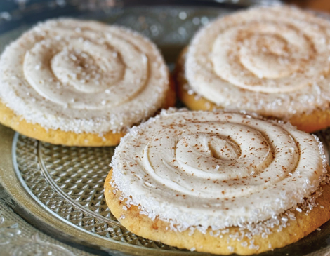 Cinnamon Roll Cookies from Wild Flour Bakery