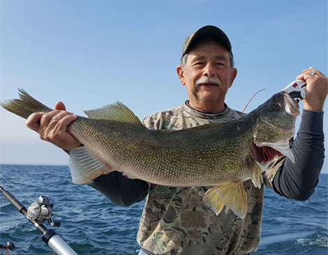 Fisherman in Conneaut, Ohio