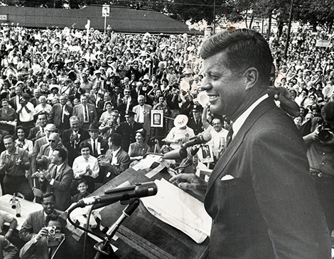 Cleveland Magazine September 2023 Issue JFK Visits Euclid September 25 Cleveland State University Special Collections