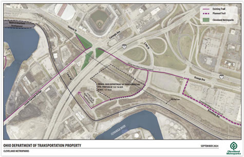 Soccer stadium site Cleveland Metroparks