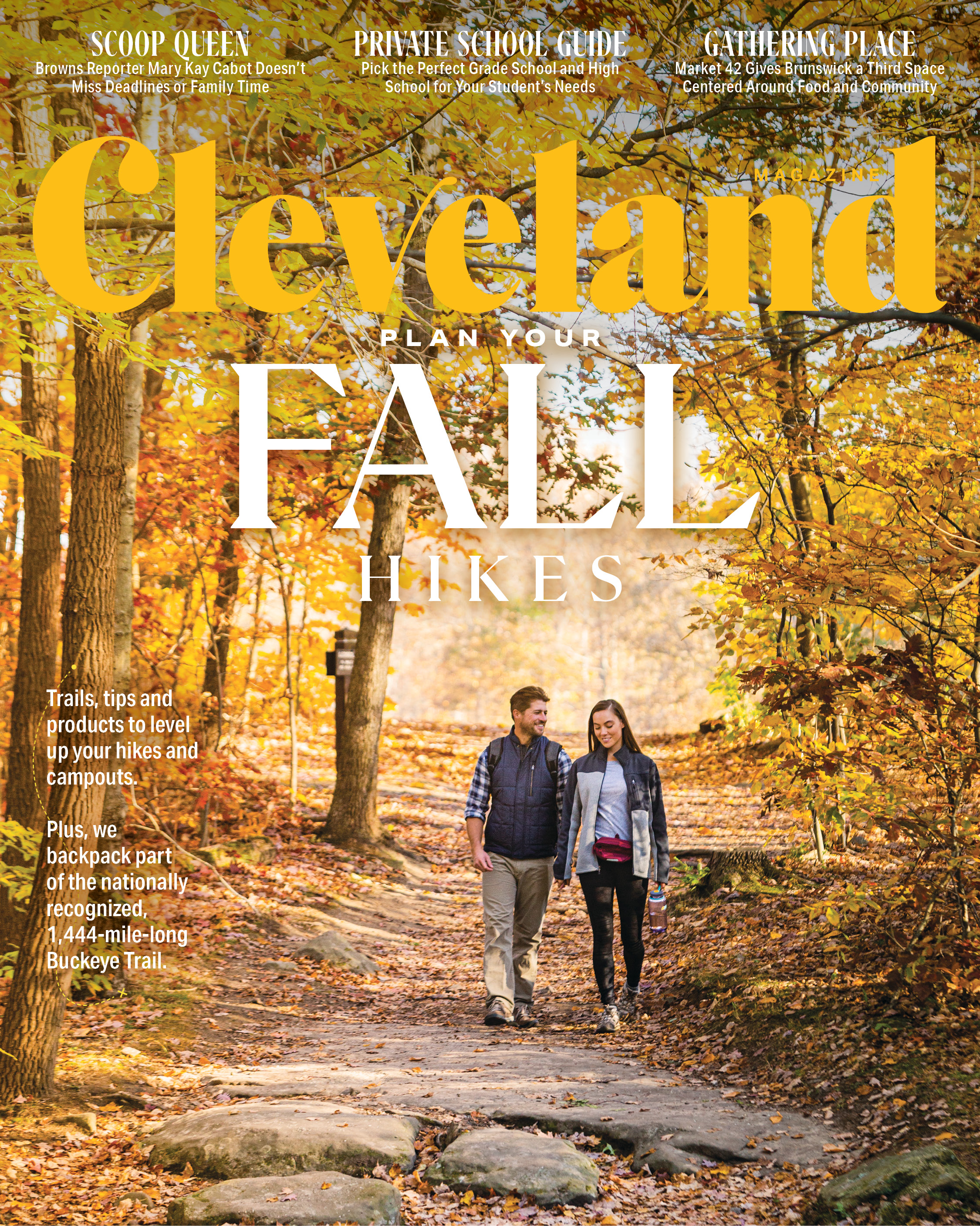 Cleveland Magazine, September 2025, Fall Hikes Cleveland Magazine, September 2025, Fall Hikes