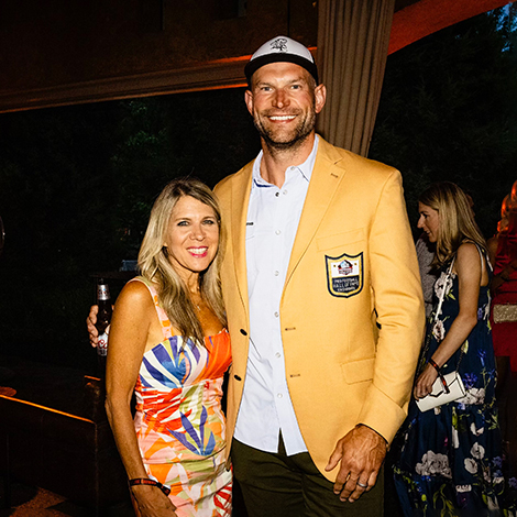 joe thomas &  mary kay cabot, hall of fame award winning browns reporter