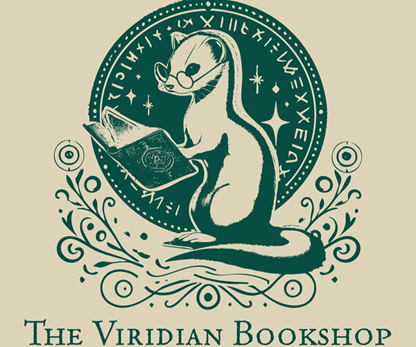 The Viridian Bookshop logo