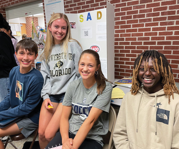 Solon students smiling