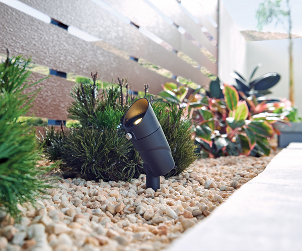 Kichler Lighting fixture installed by some landscaping