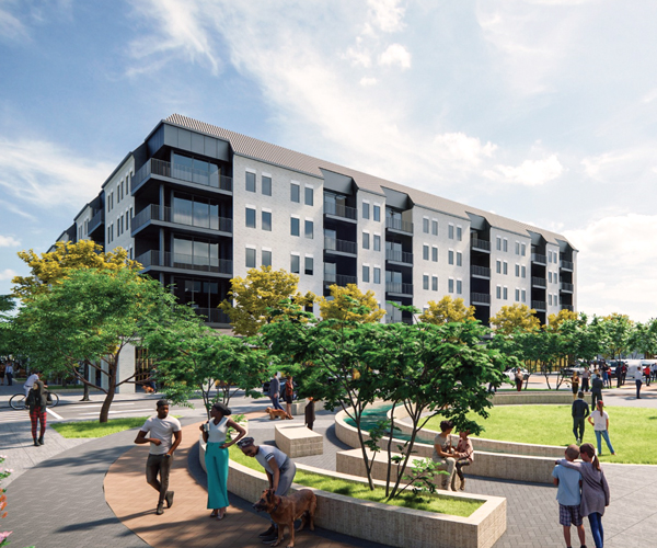 A rendering of The District in Solon, Ohio