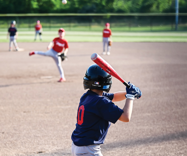 kids on the baseball field
