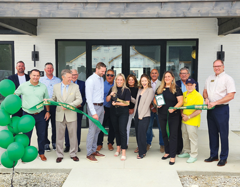 strongsville-economic-development-article A ribbon cutting at Camden Woods in Strongsville, Ohio