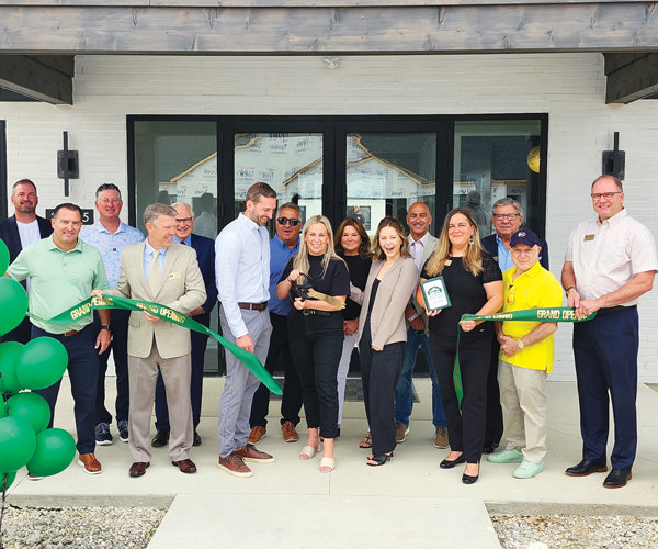 A ribbon cutting at Camden Woods in Strongsville, Ohio
