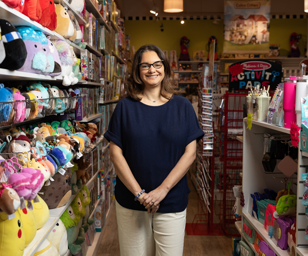 Melissa Lewis of Learning Express Toys and Gifts in Westlake, Ohio
