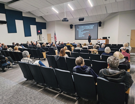 A scam prevention class hosted by the Westlake Community Services Department in partnership with the Police Department