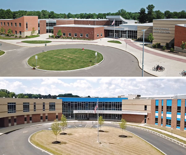 North High School and South High School