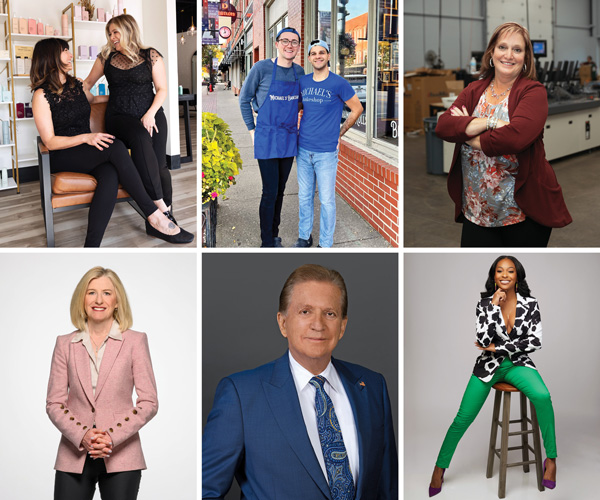 a collage of photos from six chamber members in the Willoughby Western Lake County Chamber of Commerce